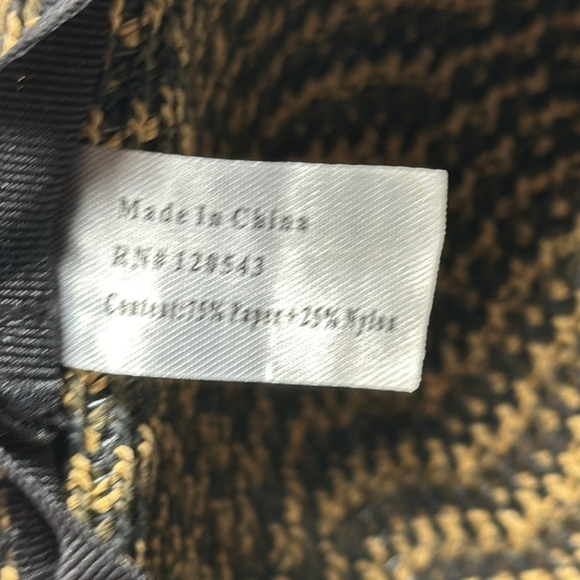 Brown and tan sun hat - Picture 4 of 7